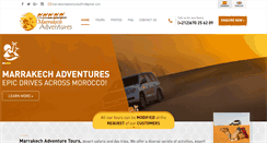 Desktop Screenshot of marrakechadventures.com